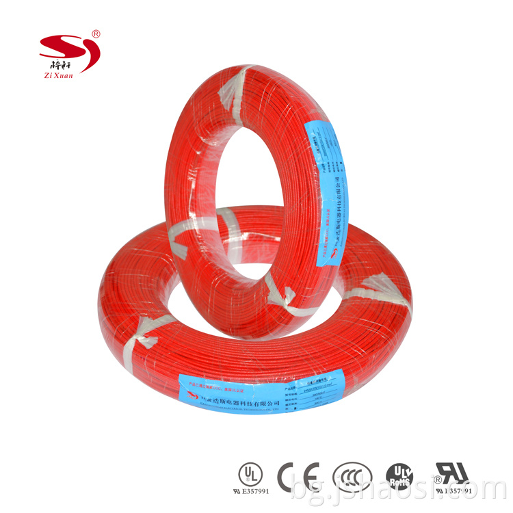 Silicone rubber insulated cable YG 1.0mm² RED03